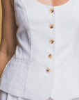 North Shore Top- White