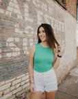 Madalynn Bodysuit- Light Green