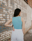 Madalynn Bodysuit- Aqua