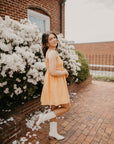 Citrus Dream Eyelet Dress