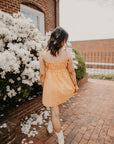 Citrus Dream Eyelet Dress