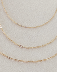 Triple The Fun Chain Link Necklace