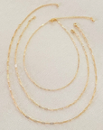 Triple The Fun Chain Link Necklace