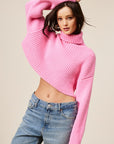 Snow Bunny Sweater- Pink