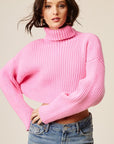 Snow Bunny Sweater- Pink