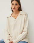 Classic Collared V-Neck Sweater