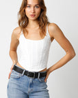 Eyelet Corset Top