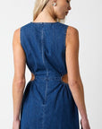 Denim Cut Out Dress