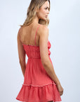 Tiered Bow Mini Dress