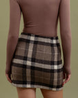 Plaid Mini Skirt