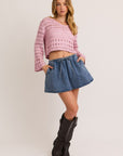 Tickled Pink Sweater