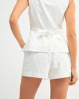 White Shorts