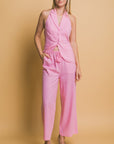 A Shore Thing Pants- Pink