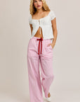 Sealed with a Kiss Drawstring Pants