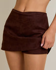 Robyn Suede Skort