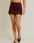 Robyn Suede Skort