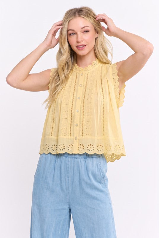Sweet Melody Top- Butter