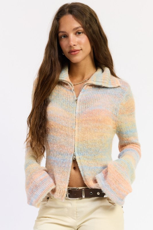 The Sweet Life Zip-Up Sweater