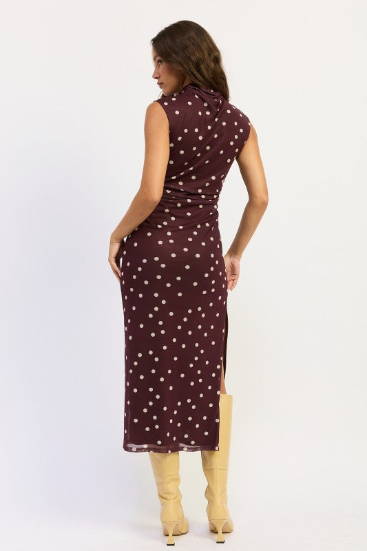 With Love Polka Dot Midi Dress