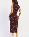 With Love Polka Dot Midi Dress