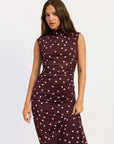 With Love Polka Dot Midi Dress
