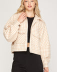 Houndstooth Tweed Jacket