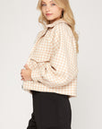 Houndstooth Tweed Jacket