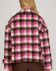 Brushed Plaid Jacket