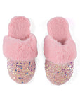 Sequin Slippers- Blush Pink