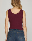 Berry Patch Sleeveless Sweater