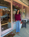 Cove Cardigan - Burgundy