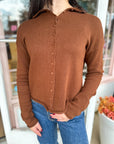 Cove Cardigan - Brown