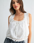 Rolling In Top- White